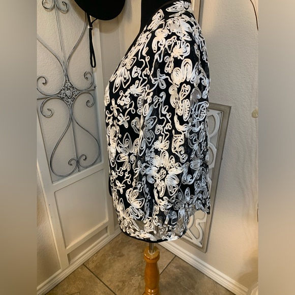 Alex Evenings women’s special event 2 piece blousee and cover. 2X - Picture 6 of 14